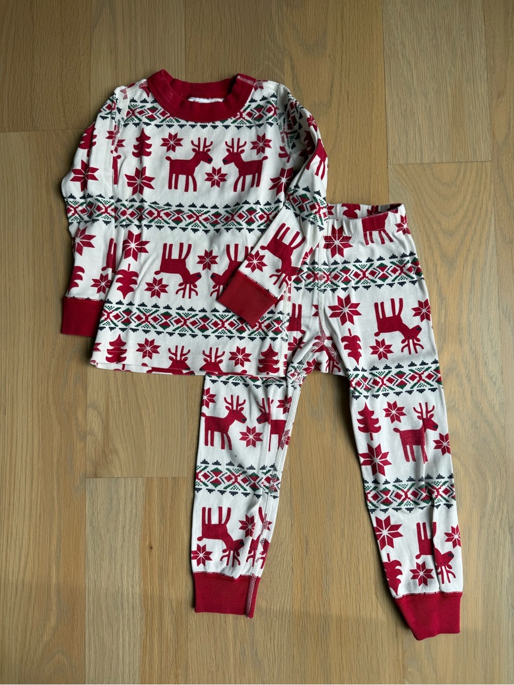 Hanna Andersson dear deer kids pajama - 3T